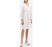 IVY OAK Nicky Mini Length Deep V-neck Dress Snow White Taille: 38 | Robes Mini Outlet | Femme | Blanche
