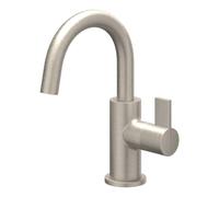 IVY Pact Robinet de lavabo - posé - hauteur moyenne - bec pivotant - Nickel brossé PVD 6402153