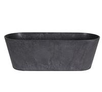 Ivyline 122475 Artstone Claire Jardinière Noir 55 x 16 x 17 cm