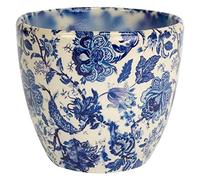 Ivyline Monza Pot de Fleurs Vintage Bleu 15,2 cm