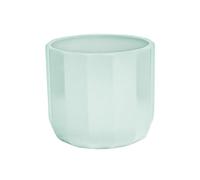 Ivyline Pot de Fleurs en céramique Menthe Géo 12 x 12 cm