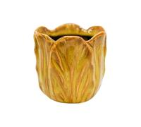 Ivyline Pot de Fleurs en céramique Moutarde Taille L