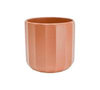 Ivyline Pot de Fleurs en céramique Orange brûlé Taille M