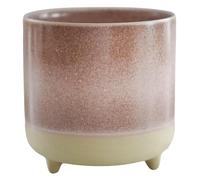 Ivyline Pot de Fleurs en céramique, Rose Mat réactif, H 12 cm x P 12 cm