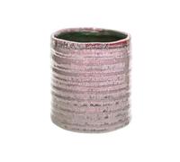 Ivyline Pot de Fleurs en céramique, Rose Rustique, 7 x 7 cm