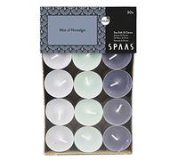 Ivyline SPAAS 30 Bougies Chauffe-Plats parfumées Couleurs Assorties, ± 4,5 Heures - Mist of Nostalgia