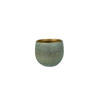 Ivyline TS Pot de fleurs d'intérieur Ryan D18 cm Menthe/doré