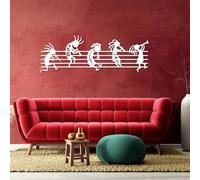 IvyLoutish Décoration murale Kokopelli en métal, art mural Kokopelli, décoration murale en métal du sud-ouest, art mural natif amen pour chambre à coucher, salon, suspension murale de danse