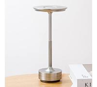 IvyLoutish Lampe de Table LED sans Fil Rechargeable en Aluminium Vintage avec luminosité réglable et 3 températures de Couleur