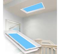 IvyLoutish Plafonnier LED Bleu Ciel à intensité Variable avec télécommande - 64 W - Créateur de lumière du Soleil pour Salon, loft, Chambre