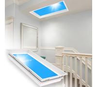 IvyLoutish Plafonnier LED Bleu Ciel à intensité Variable avec télécommande - 64 W - Créateur de lumière du Soleil pour Salon, loft, Chambre