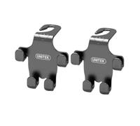 IVYMEIMEI 2 Pièces Crochets pour Siège de Voiture pour Volvo C40 I 2021-2024, Tête de Voiture Crochet Arrière À 360 ° Pour Sac Facile À Manipuler (Noir)