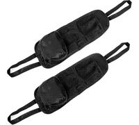 IVYMEIMEI 2 Pièces Organisateur de Voiture pour Dacia Duster Logo Badge 2021 2020 2019 2018 2017,Rangement Côté et Latéral de Siège Auto Support de Sac à Suspendre Pliable Organisateur