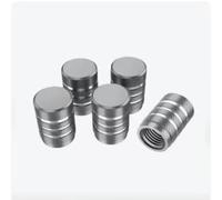 IVYMEIMEI 5 pièces Bouchons de Tige de Valve de Pneu en Aluminium pour Audi A3 Sportback 4 (IV) 8Y S-Line I 2020-2024, Haute étanchéité Bouchon de Valve Résistant à l'eau et à la Poussière,Grey