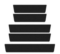 IVYMEIMEI 5 Pièces Plaques de Protection de Seuil de Porte de Fibre de Carbone pour Toyota Aygo X 3 (III) I 2022-2024, Résistant Aux Rayures Résistant À l'usure Étanche