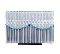 IvyTantor Housse de Protection Universelle Anti-poussière pour téléviseur 32-75 Pouces, Protection d'écran européenne pour téléviseur LCD LED Plasma Suspendu/Bleu / 58/60 Pouces