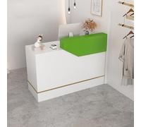 IvyTantor Modern Reception Desk with Lockable Drawers, Keyboard Shelf - Stylish & Functional Office Furniture for Salon, Retail & Business Use