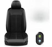 IWAGH Refroidissement Housse de Siège pour Tesla Model 3 Model S Model X,12V Température Réglable Coussin Ventilé pour Siège, A/Black-A/Single Block