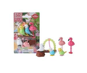 Iwako Blister Pack/Oiseaux (8 Pcs)