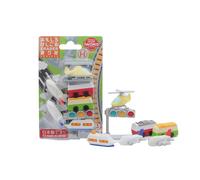 Iwako Blister Pack/Vehicle (7 Pcs)