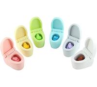 Iwako Lot de 6 gommes à crayons pour enfants - Cadeau de Noël - Fabriqué au Japon