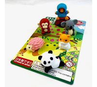 Iwako Kawaii Animals of the Forest (Set of 7 Animals) by Iwako