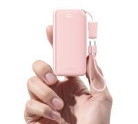 iWALK Batterie Externe Portable, Ultra Compacte 10.000mAh 30W PD, Charge Rapide USB C Entrée & Sortie avec Support, Power Bank de Voyage pour iPhone 16/15 Pro Max, Série Samsung S25/S24