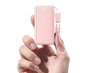 iWALK Batterie Externe Portable, Ultra Compacte 10.000mAh 30W PD, Charge Rapide USB C Entrée & Sortie avec Support, Power Bank de Voyage pour iPhone 16/15 Pro Max, Série Samsung S25/S24