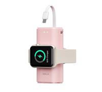 iWALK Chargeur Portable Apple Watch, Batterie Externe 9000mAh avec Câble Intégré pour iPhone 14/13/12/11/X/7/6s, Compatible Séries 8/7/6/Se/5/4/3/2