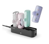iWALK LinkPod Station de Charge Portable 3350 mAh, 4500 mAh, 4800 mAh pour iPhone Station de Charge Multiple USB-C pour la Maison (Station Uniquement), Noir