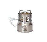 IWALKER G43S Réchaud de camping portable | Réchaud à essence extérieur silencieux | Avec pièces de rechange pour brûleur, buse à jet et aiguille pour randonnée, voyage, pique-nique, urgence