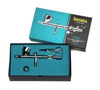 Iwata Eclipse CS Aérographe double action, alimentation par gravité, mélange interne, aérographe en plastique noir
