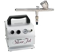 Iwata Revolution (R 4500) CR Airbrush with IS-50 Silver Jet Air Compressor