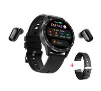 IWATCH-Montre Connect¿¿e TWS 2 en 1 pour Homme",¿¿couteurs Bluetooth,¿¿tanche IP67,Moniteur de Fr¿¿quence Cardiaque et d'Activit¿¿ Physique,X7,"2024 - Type Black