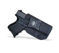 IWB Tactical KYDEX Gun Holster Custom Fits: G26 27 33 Pistol Case Inside Concealed Carry Holster Guns Accessories Etuis (Black, Right Hand Draw (IWB))