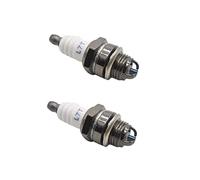IWBR Bougie d'allumage à trois côtés L7T 2 temps électrode essence tronçonneuse débroussailleuse moteur 2500 3800 4500 5200 remplacer les accessoires (Color : 2pcs white)