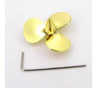 IWBR RC Bateau Hélice 3 Lames 30mm 32mm M3 Prop Turbine for 3mm Arbre RC Bateau Échelle Marine sous-Marin De Pêche Remorqueur Bateau (Color : 1PC D30mm Right Hand)