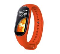 Bracelet intelligent iWear SM7 0,96'' TFT - Tracker d'activité IP67 avec fréquence cardiaque et tension artérielle / Social / Sommeil Rouge