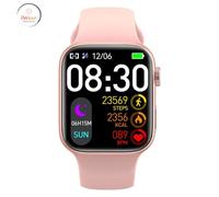 iWear T900 Pro Max 9 2.02'' Infinity Display Aluminium Ceramic Dual BT Call Smartwatch Heart Rate Monitor Pink