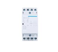 IWEBQSAP Contacteur CA domestique NCH8 4 pôles triphasé pour rail DIN, 220 V, 500 V, 20 A/25 A, 4 NA/2 NA, 2 NC, 1 pièce (NCH8-25A-40 4NO)