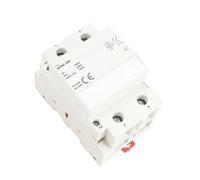 IWEBQSAP Contacteur modulaire 2 pôles 100 A 2 NO 2 NC 1 NO 1 NC 220 V 110 V 24 V, contacteur Domestique Automatique sur Rail DIN 50/60 Hz, 1 pièce(2P 100A 2NC 230VAC)