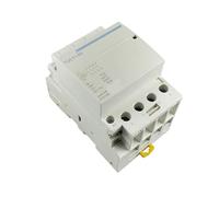 IWEBQSAP Contacteur modulaire Domestique AC 4 pôles 63 A 110 V, Bobine 400 V-50/60 Hz, Rail DIN, 4 NO ou 2 NO, 2 NC, 1 pièce(4P 63A 4NO 110V)