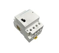 IWEBQSAP Contacteur modulaire Domestique AC 4P 63A 220V/230V 50/60HZ for Rail DIN avec Interrupteur de Commande Manuel 4NO ou 2NO, 2NC ou 4NC, 1 pièce(4NC)