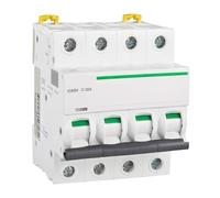 IWEBQSAP Disjoncteur Miniature IC65H 4 pôles, Type C, 1 A - 63 A, 10 kA, A9F28401-A9F28463, 1 pièce(40A)