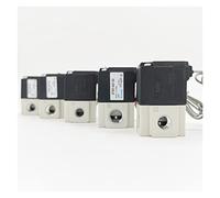 IWEBQSAP Vanne 3/2 Voies 1/4 ''SMC VT307 DC24V DC12V AC220V, électrovanne pneumatique à Air normalement fermée(VT307-4G-01 AC220V)