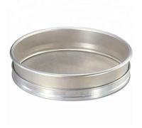 IWEIGN 1 filtre alimentaire de 40 cm de diamètre en maille métallique pour test de laboratoire - Tamis de test de laboratoire standard - Tamis de sol/tamis à sable (30 mailles 0,6 mm)