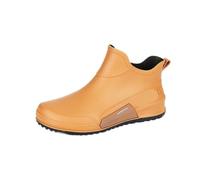 IWENZHKPA Bottes Pluie Bottes De Pluie Courtes for Hommes Et Femmes for L'extérieur d'eau Antidérapantes Imperméables(Yellow,44)
