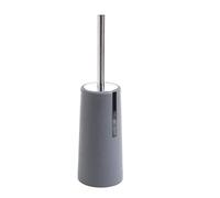 IWENZHKPA Brosse WC Ensemble De Brosses Toilette Et Support, Brosse À Poignée en Acier Inoxydable, Cuvette Complètement Fermée pour Salle Bain WC Toilette Et Supports(Gray)