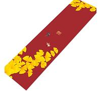 IWENZHKPA Chemin Table Chemin De Table Style Chinois Unique À Thé Zen Et Drapeau Long Classique Décor(C,79 inches)