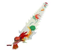 IWENZHKPA Costume Danse Lion Ruban De Danse du Lion Chinois, Banderole Dragon en Plastique 3D, Accessoires Tissu pour Les Exercices Fitness Et Performance Danse Dragon(C,10m)